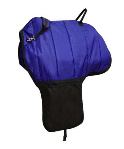 60823: Heavy quilted nylon saddle carrier Primary Showman Saddles and Tack