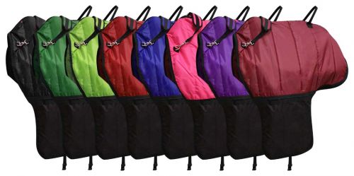60823: Heavy quilted nylon saddle carrier Primary Showman Saddles and Tack