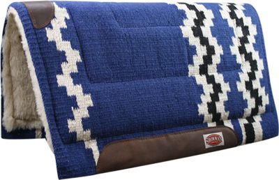 6101: Showman™ 36" x 34" 100% wool cutter style pad Western Saddle Pad Showman
