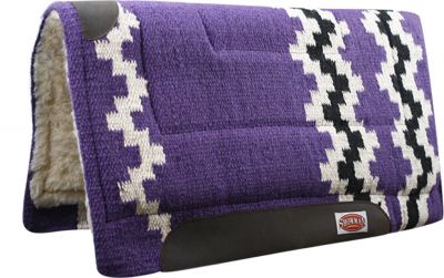 6101: Showman™ 36" x 34" 100% wool cutter style pad Western Saddle Pad Showman