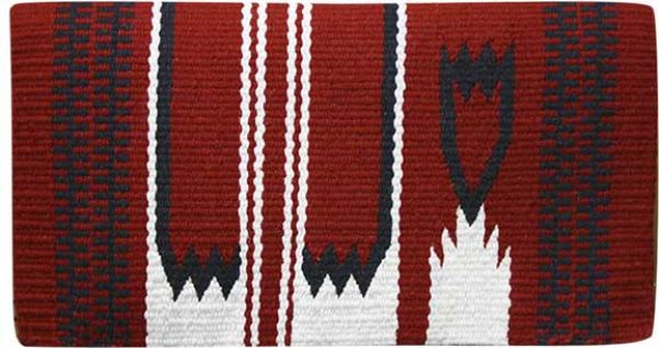 6104: 36" x 34" 100% New Zealand wool show blanket Western Saddle Pad Showman Saddles and Tack