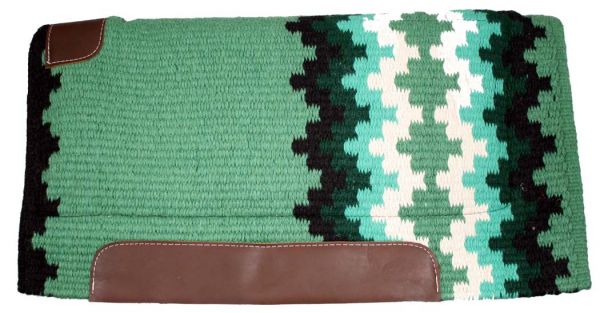 6173: 36" x 34" 100% New Zealand wool cutter style pad Western Saddle Pad Showman Saddles and Tack