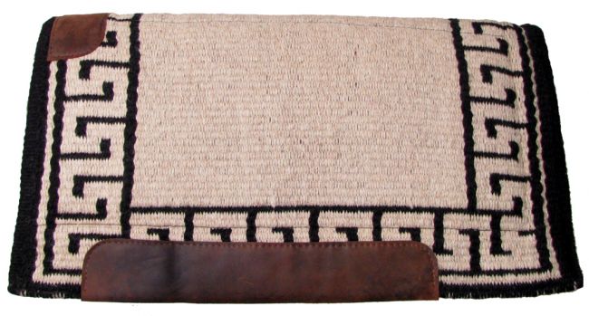 6182: 36" x 34" 100% New Zealand wool cutter style pad Western Saddle Pad Showman Saddles and Tack