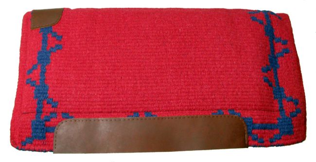 6184: 36" x 34" 100% New Zealand wool cutter style pad Western Saddle Pad Showman Saddles and Tack