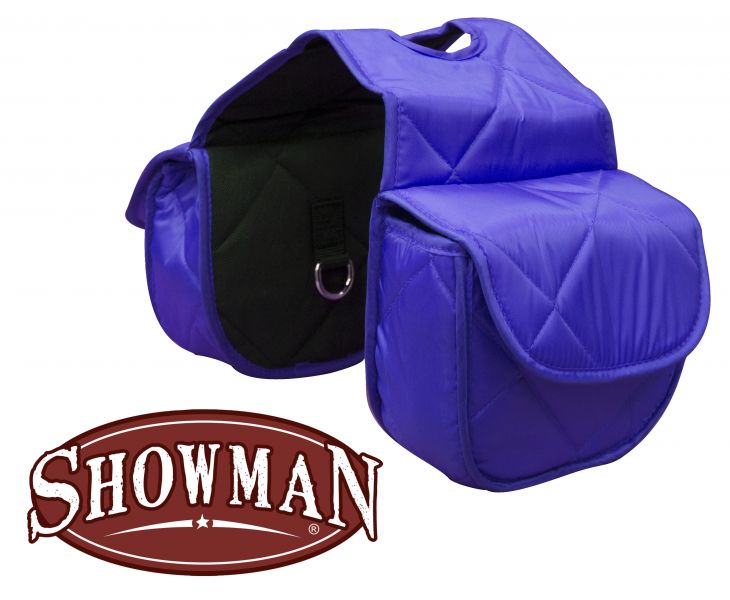 618904: Insulated quilted nylon horn bag with velcro closure Horn Saddle Bags Showman Saddles and Tack