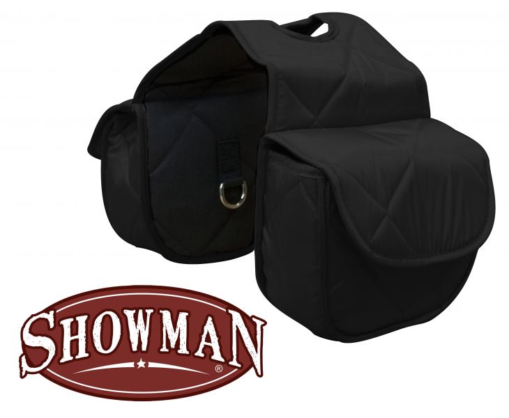 618904: Insulated quilted nylon horn bag with velcro closure Horn Saddle Bags Showman Saddles and Tack