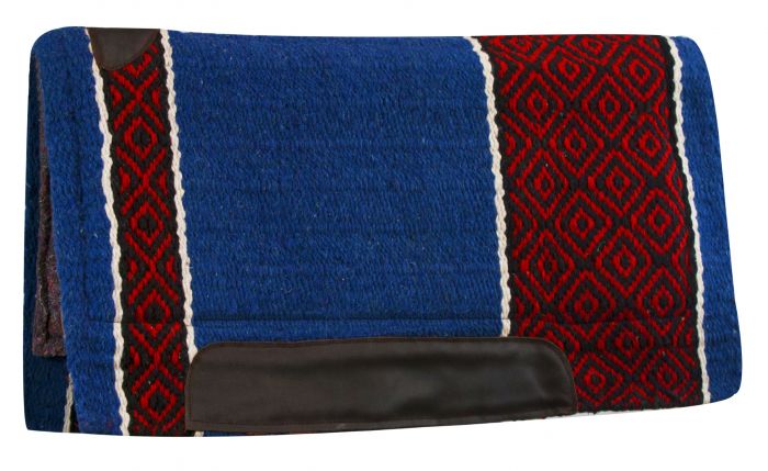6207: 36" x 34" Cutter pad with diamond design Western Saddle Pad Showman Saddles and Tack