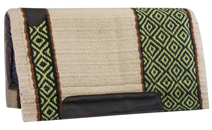 6207: 36" x 34" Cutter pad with diamond design Western Saddle Pad Showman Saddles and Tack