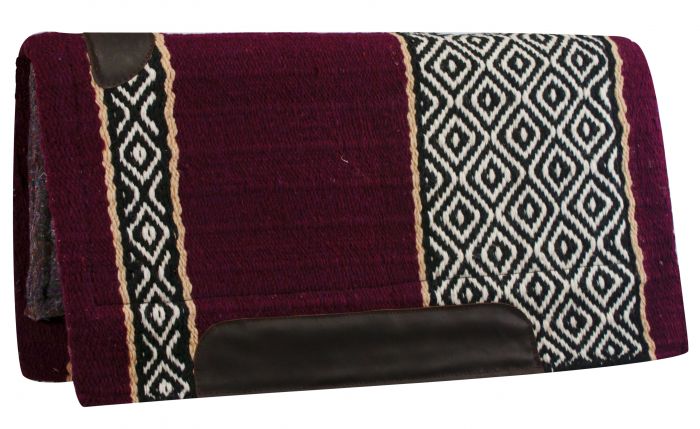 6207: 36" x 34" Cutter pad with diamond design Western Saddle Pad Showman Saddles and Tack