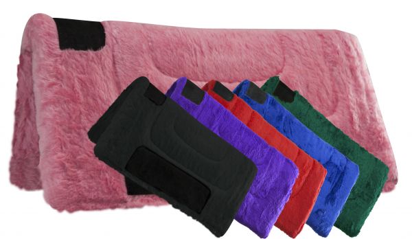 6208M: Showman ® 24"x 24" Kodel Fleece Princess Pad Western Saddle Pad Showman