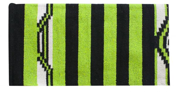 6220: 32" x 64" Arcylic top saddle blanket with Navajo design Saddle Blanket Showman Saddles and Tack