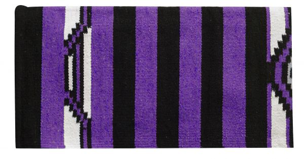 6220: 32" x 64" Arcylic top saddle blanket with Navajo design Saddle Blanket Showman Saddles and Tack