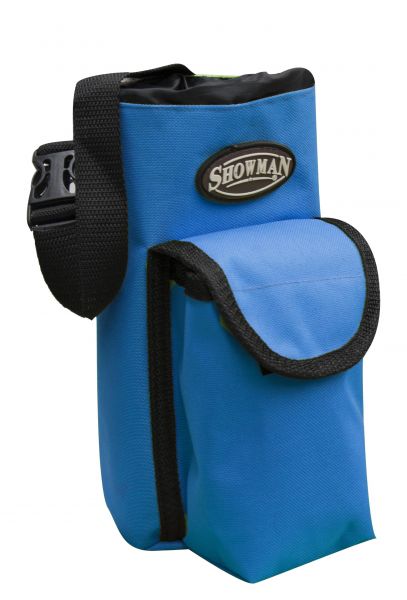 63728: Showman ® Nylon inlsulated bottle carrier with pocket Primary Showman