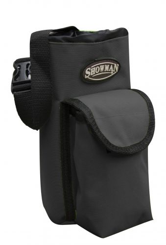 63728: Showman ® Nylon inlsulated bottle carrier with pocket Primary Showman