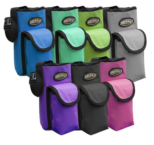 63728: Showman ® Nylon inlsulated bottle carrier with pocket Primary Showman