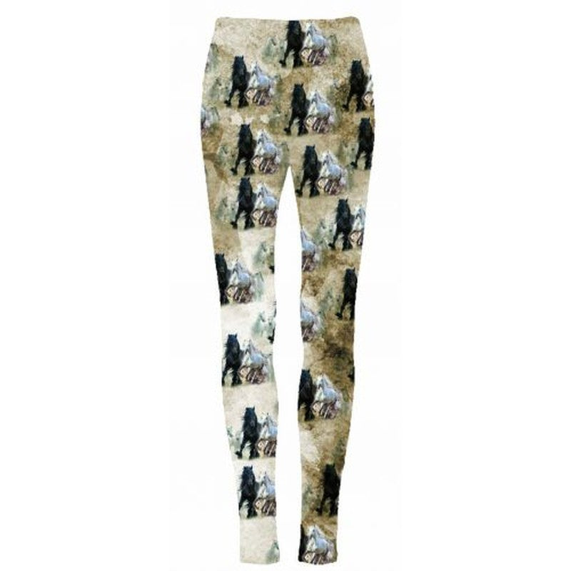 6462LEG: "Running Horses" leggings Primary Showman Saddles and Tack