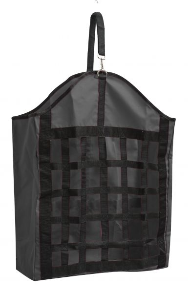 67828: Showman ® Webbed nylon slow feed hay bag Hay Feeder Showman