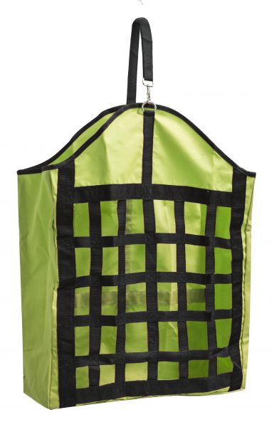 67828: Showman ® Webbed nylon slow feed hay bag Hay Feeder Showman