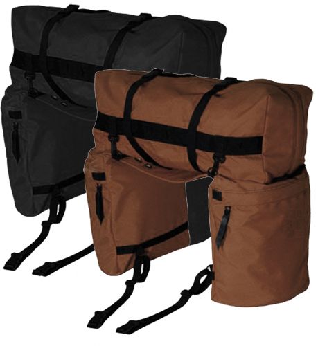 68-8328: Showman ® Nylon Oversized Saddle and Cantle Bag Saddle Bag Showman