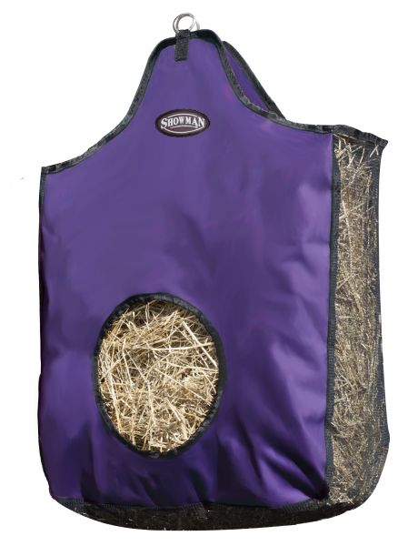 69-2738-C: Showman® Heavy denier nylon hay bag with mesh sides Hay Feeder Showman