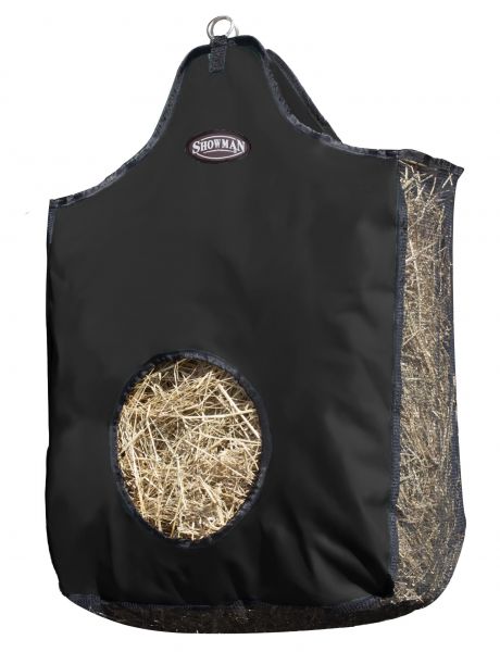 69-2738-C: Showman® Heavy denier nylon hay bag with mesh sides Hay Feeder Showman