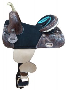 694016: 16" Double T Leather Treeless Saddle Treeless Saddle Double T   