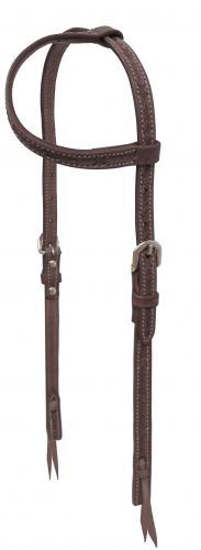72014: Showman ® Argentina cow leather one ear headstall with stainless steel hardware Primary Showman