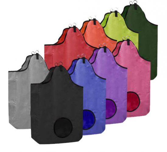 72181: Nylon hay bag Hay Feeder Showman Saddles and Tack