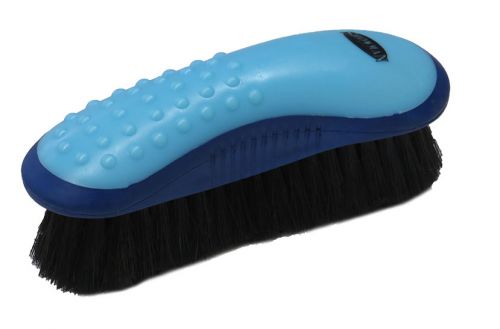 72F9150: Showman® Extra soft horse hair finishing brush with grip dot handle Brush Showman