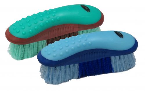 72F9151: Showman® Stiff bristle body brush with grip dots Brush Showman