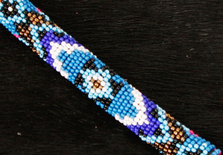 74059: Showman ® Beaded one ear headstall Primary Showman