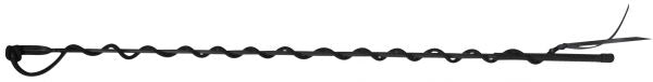 74400-3: Training whip with nylon string and leather end Whip Showman Saddles and Tack