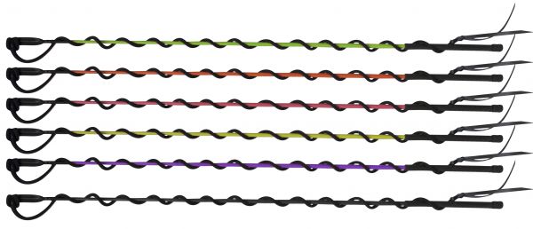 74400-3: Training whip with nylon string and leather end Whip Showman Saddles and Tack