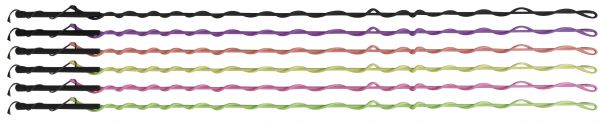 744502: PVC handle lunge whip with 5 Whip Showman Saddles and Tack