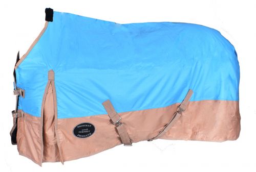 75201: The Waterproof and Breathable Showman™ 600 Denier Turnout Blanket Horse Blanket Showman