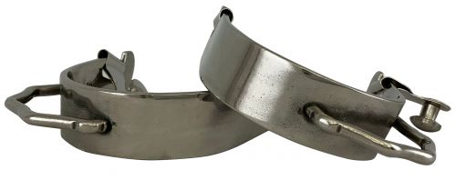 8088: Showman® Stainless Steel bumper spurs Western Spurs Showman