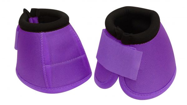 90159-1M: Showman ® Medium 1680 denier Heavy Duty No Turn bell boot with double velcro closure Bell Boot Showman