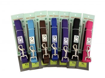 9171-XL: Reinsman Soft Touch Neoprene Lined Dog Leash-X large Primary Showman Saddles and Tack