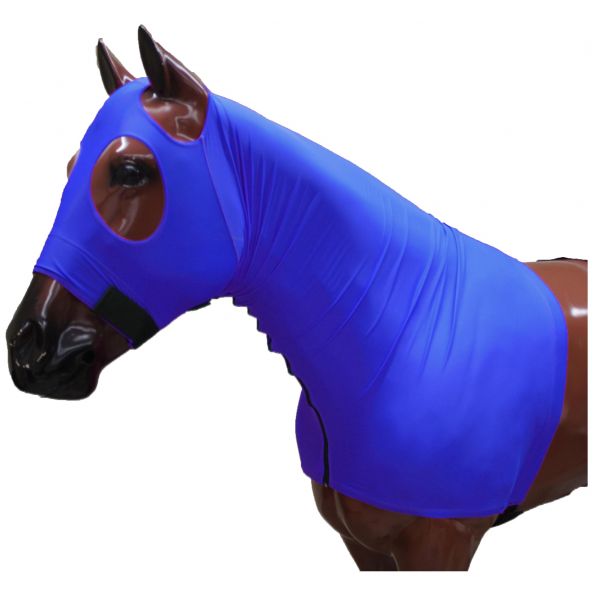 96-0128: Showman ® Form fitting, breathable Lycra® hood with zipper neck Hood Showman