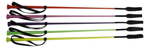 99331C: 26" crop molded reinforced plastic shaft and handle with molded plastic tip and wrist loop Whip Showman Saddles and Tack