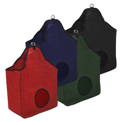 9950: Canvas hay bag Primary Showman Saddles and Tack