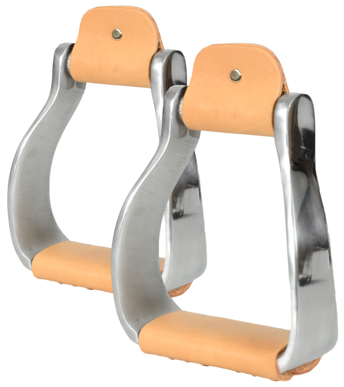 Aluminum Flat Bottom Stirrups-TexanSaddles.com