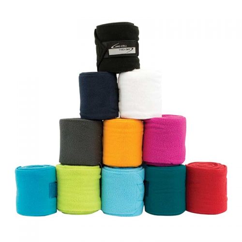 BE5022100101060: Lami-Cell Basic Pony Sized Fleece Polo Wraps Primary Showman Saddles and Tack