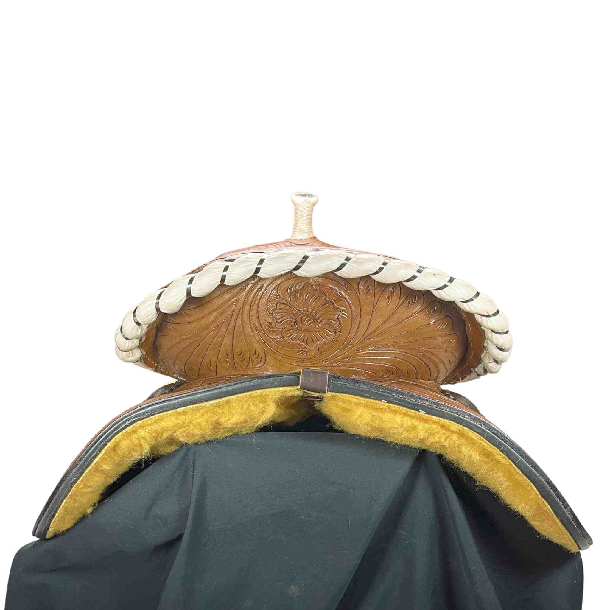 CLEARANCE 16" Double T Barrel style saddle 0254 Barrel Saddle Double T