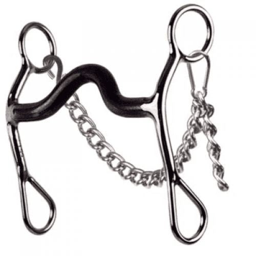 CR651: Reinsman Medium Port Sweet Iron Bit Bits Showman Saddles and Tack