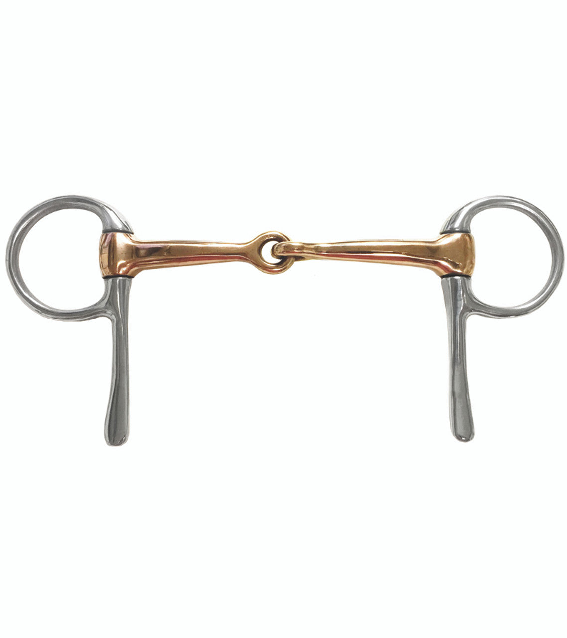 Copper Jointed Half Cheek Snaffle Bit-TexanSaddles.com