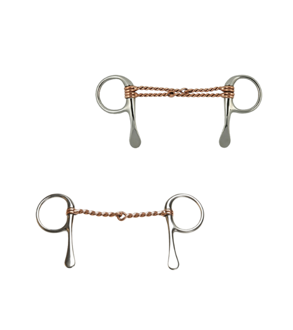 Copper Twisted Wire Snaffle Bit-TexanSaddles.com
