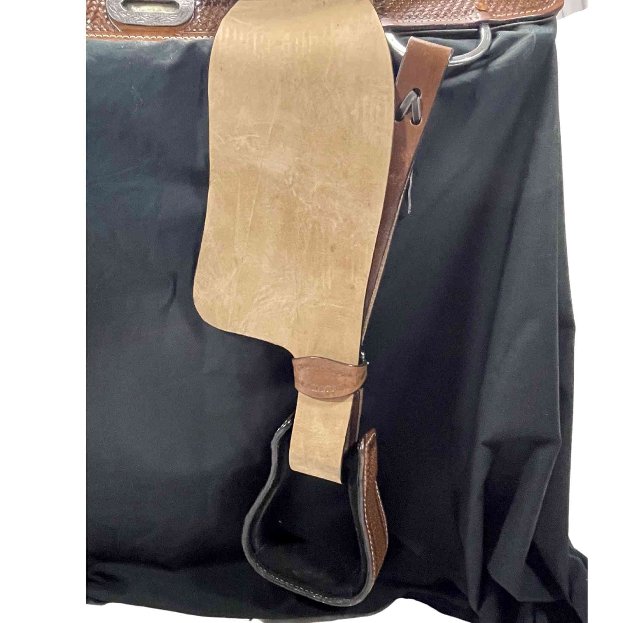 Double T Barrel Saddle W/ Matching Headstall & Breast Collar 7654 Saddle Set Double T