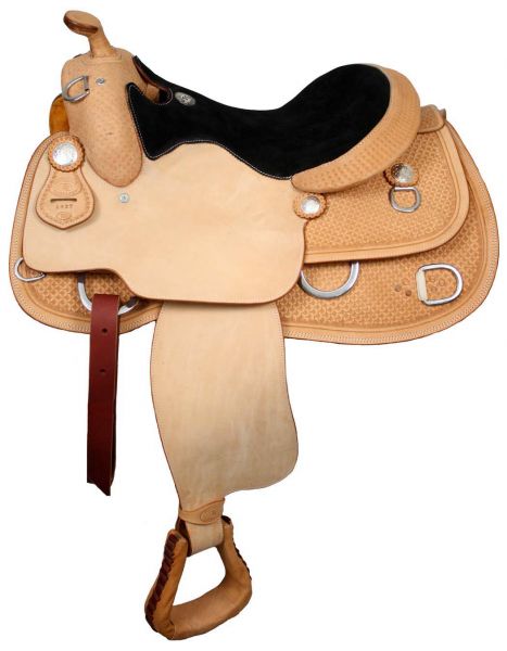 Double T Premium Leather Training Saddle 6415 Training Saddle Double T