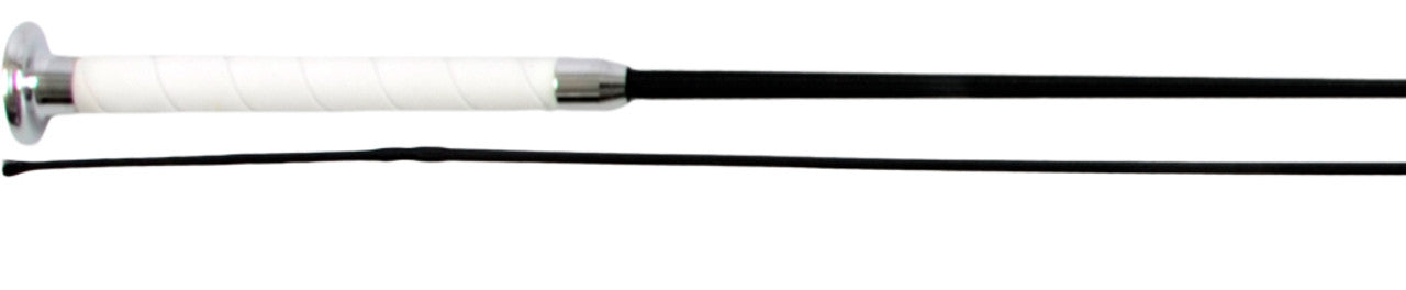 Dressage Whip White Handle 36"-TexanSaddles.com